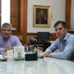 BRITOS Y EL INTENDENTE DE VIAMONTE HABLARON SOBRE OBRAS Y TURISMO REGIONAL