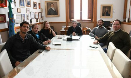 RECIBIÓ EL INTENDENTE AL NUEVO PRESIDENTE DEL PARQUE INDUSTRIAL