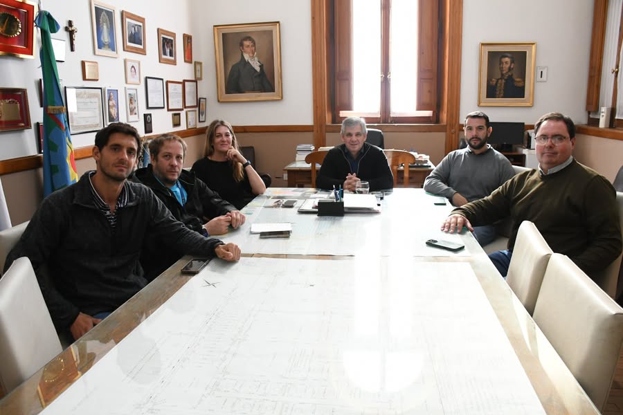 RECIBIÓ EL INTENDENTE AL NUEVO PRESIDENTE DEL PARQUE INDUSTRIAL