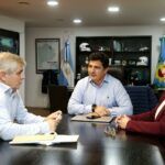 EL INTENDENTE FUE RECIBIDO POR EL MINISTRO DE TRANSPORTE BONAERENSE