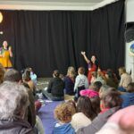 NIÑOS Y NIÑAS DISFRUTARON DE TEATRO INFANTIL EN EL MUSEO "POMPEO BOGGIO"