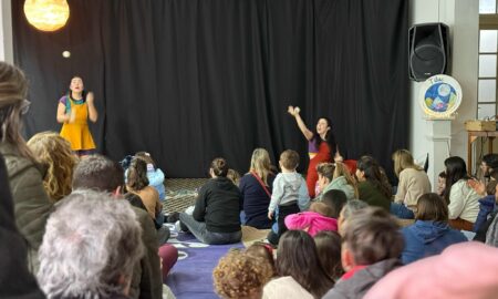 NIÑOS Y NIÑAS DISFRUTARON DE TEATRO INFANTIL EN EL MUSEO "POMPEO BOGGIO"