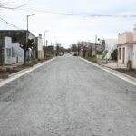 CORDÓN Y CUNETA EN MOQUEHUÁ: SE HABILITÓ LA PRIMERA CUADRA DE UN NUEVO PLAN DE OBRAS