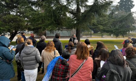 PLAZA 25 DE MAYO: SE REALIZÓ UNA CLASE PÚBLICA PARA CONOCER EL ARBOLADO
