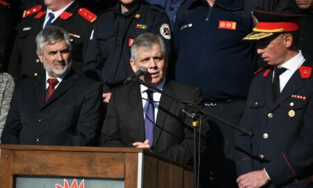 "SON UN EJEMPLO EN LA PROVINCIA", DIJO EL INTENDENTE A LOS BOMBEROS