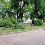 TORMENTA: EQUIPOS MUNICIPALES TRABAJARON PARA DEJAR LA CIUDAD LIMPIA Y ORDENADA
