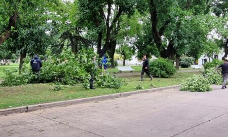 TORMENTA: EQUIPOS MUNICIPALES TRABAJARON PARA DEJAR LA CIUDAD LIMPIA Y ORDENADA