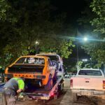 SECUESTRAN AUTO QUE GENERABA RUIDOS MOLESTOS Y CIRCULABA SIN PATENTE