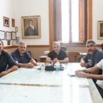 BRITOS RECIBIÓ A LAS NUEVAS AUTORIDADES DE LA LIGA DE FÚTBOL Y HABLARON DE LA TERMINACIÓN DEL COMPLEJO FEDERACIÓN