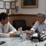 BRITOS RECIBIÓ AL DECANO DE LA UNIVERSIDAD NACIONAL DE GENERAL SARMIENTO