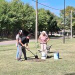 GOROSTIAGA: PLANTARON CEIBOS COMO PARTE DE UNA INICIATIVA AMBIENTAL