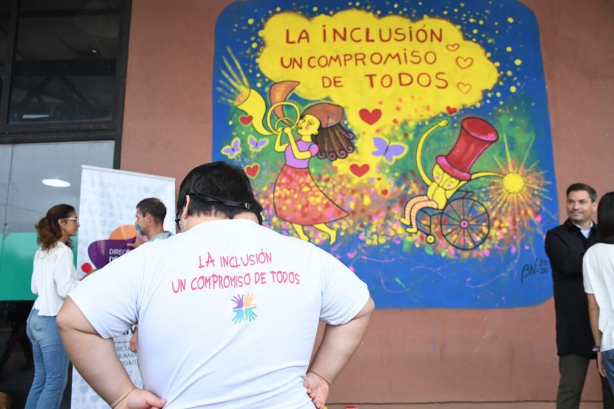 SE INAUGURÓ MURAL EN ADHESIÓN AL DÍA MUNDIAL DEL SÍNDROME DE DOWN