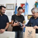 DISTINGUIÓ EL INTENDENTE A CAMPEONA SUDAMERICANA DE CICLISMO