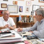 BRITOS RECIBIÓ A EX INTENDENTE DE BRAGADO Y HABLARON DEL FUTURO POLÍTICO