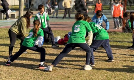 COMENZARON LOS JUEGOS ESCOLARES EN EL POLIDEPORTIVO