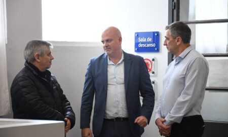 RECIBIÓ BRITOS AL SECRETARIO DE SEGURIDAD DE LA PLATA