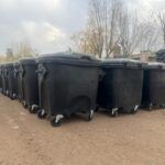 INSTALAN NUEVOS CONTENEDORES Y COLUMNAS DE ALUMBRADO