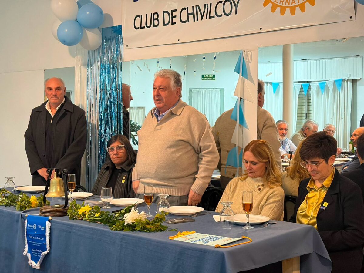 MARIO RAÚL FESCINA INICIÓ NUEVO PERÍODO COMO PRESIDENTE DEL ROTARY