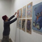 INAUGURAN MUESTRA DE DIBUJOS, PINTURAS Y ESCULTURAS DE MARCELO MOSQUEIRA