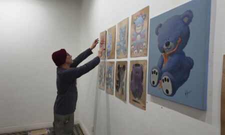 INAUGURAN MUESTRA DE DIBUJOS, PINTURAS Y ESCULTURAS DE MARCELO MOSQUEIRA