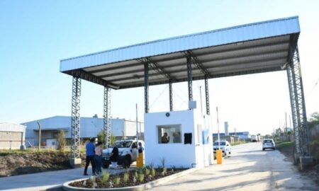 REALIZAN MEJORAS EN LA ZONA DEL ACCESO AL PARQUE INDUSTRIAL