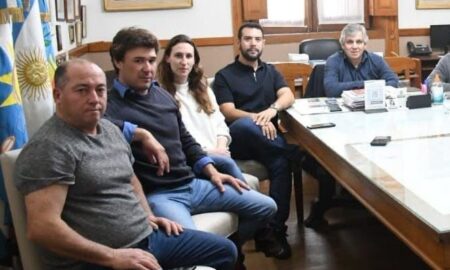 BRITOS CON DIRIGENTES DE LA RURAL: HABLARON SOBRE CAMINOS Y OBRAS