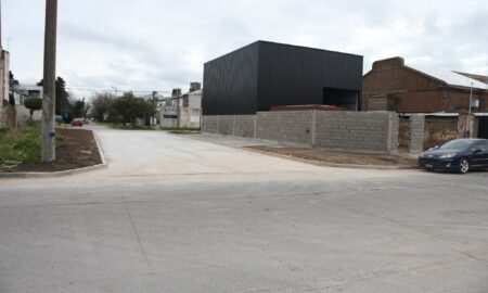 HABILITARON NUEVAS CUADRAS DE PAVIMENTO EN EL BARRIO "SAN MARTÍN"