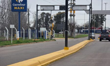 DEMARCACIÓN VIAL EN EL ACCESO ALFONSÍN