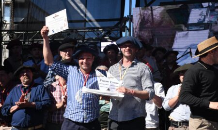 FIESTA DEL ASADO: POLTRONIERI Y LOZANO PRIMER PREMIO EN EL CONCURSO DE ASADORES