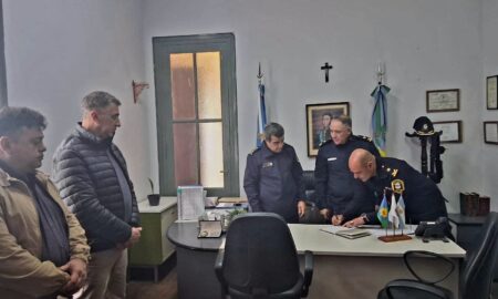 EL COMISARIO CARLOS PEROTTI ES EL NUEVO JEFE DE LA POLICÍA COMUNAL