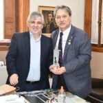 RECIBIÓ EL INTENDENTE AL GOBERNADOR DEL DISTRITO DE ROTARY