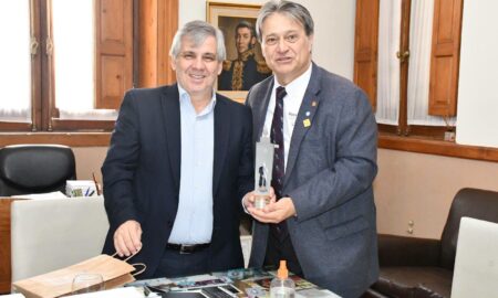 RECIBIÓ EL INTENDENTE AL GOBERNADOR DEL DISTRITO DE ROTARY