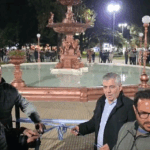 RESTAURADA Y PROTEGIDA: FUE REINAUGURADA LA HISTÓRICA FUENTE DE HEBE DE LA PLAZA CENTRAL